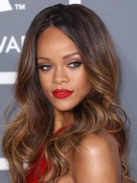 Lace Front Bølgete 24" Utrolig Syntetisk Rihanna Parykk